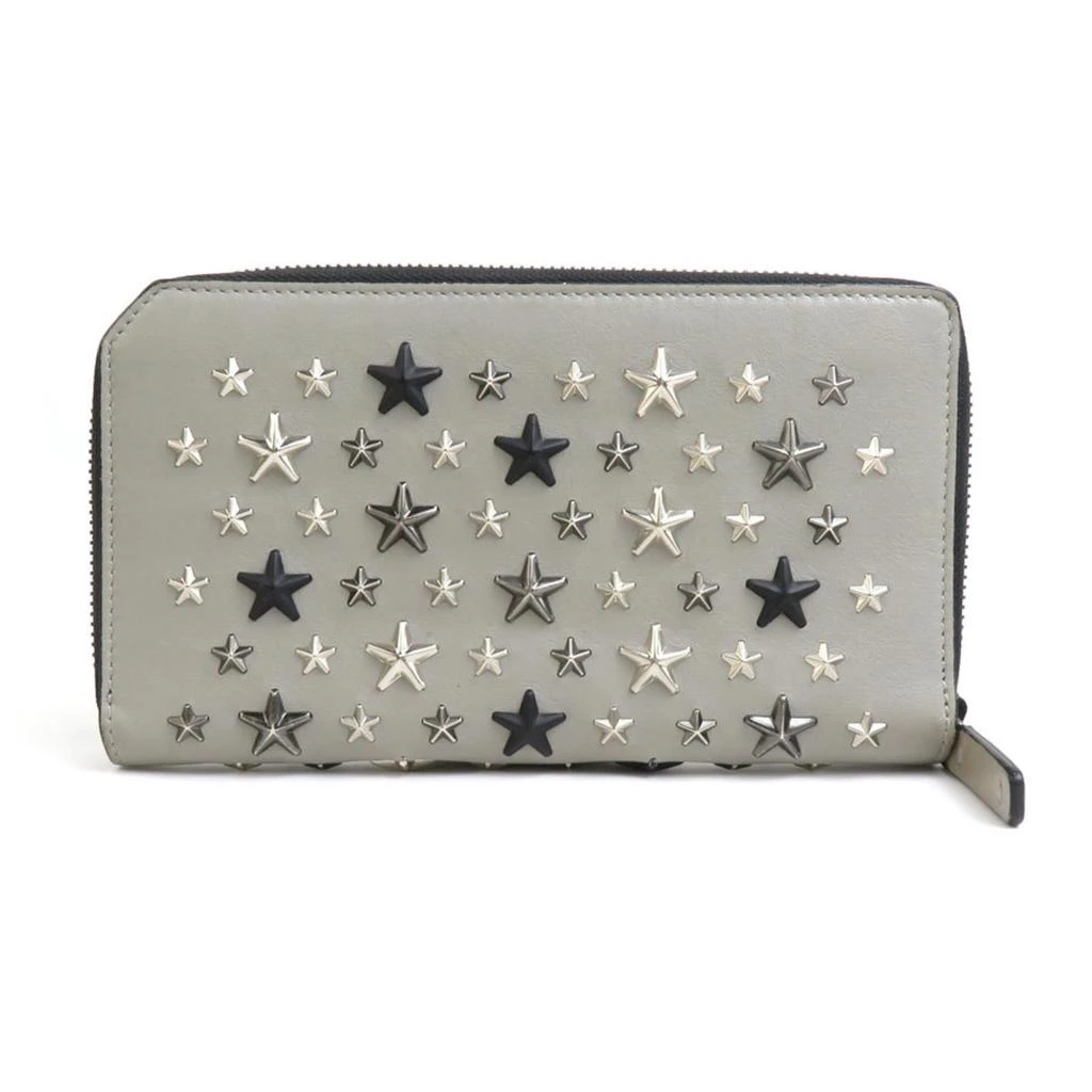 Jimmy Choo Leather Metal Long Wallet (Bi-Fold) (Pre-Owned) 2
