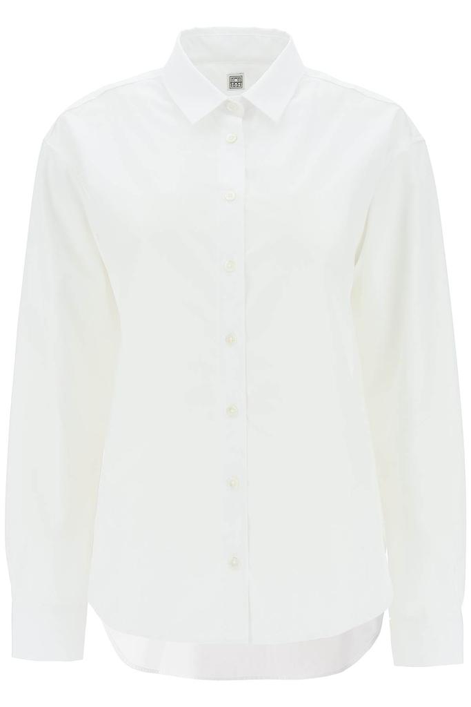 TOTEME oversized organic poplin shirt