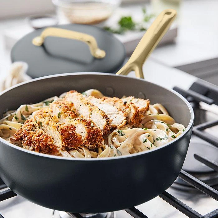 Greenpan GP5 Champagne 8 Piece Ceramic Non-Stick Cookware Set with 3-Piece Utensil Set - Exclusive 4