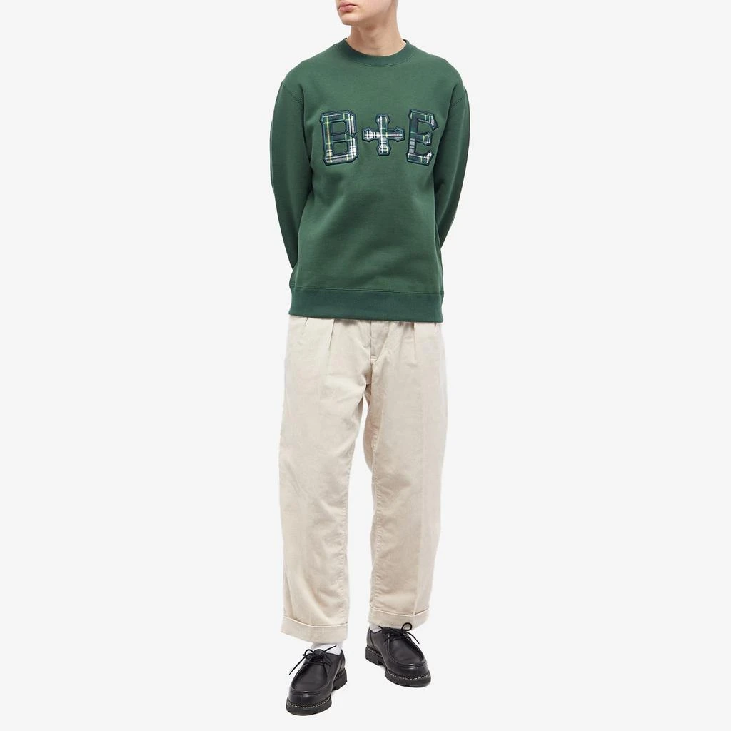 BEAMS PLUS END. x Beams Plus 'Ivy League' Patch Logo Crew Sweat 4