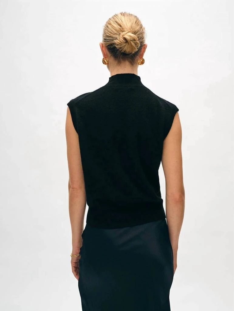 White + Warren White + Warren - Cashmere Sleeveless Mockneck 2