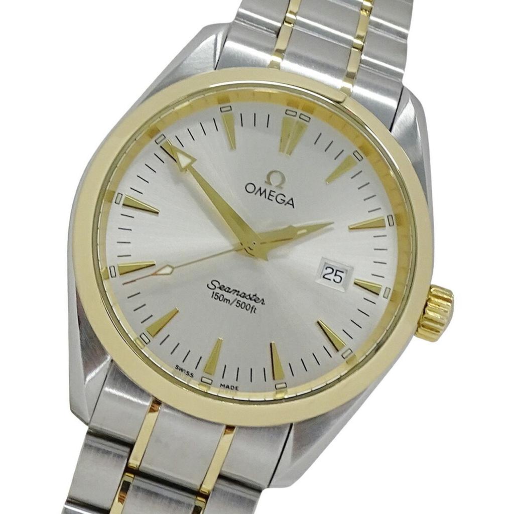 Omega Stainless Steel yellow gold Wristwatch (Pre-Owned)