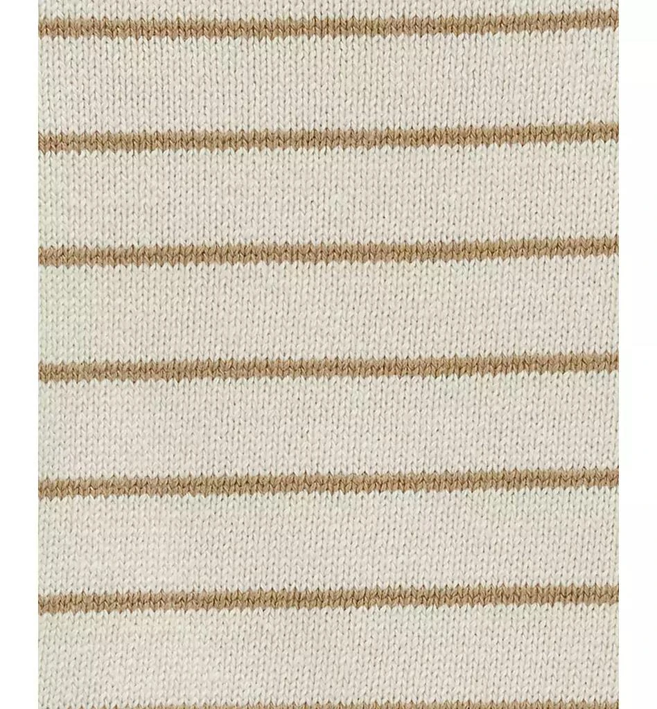 Carter's Baby Boys Cotton Striped Thermal Sweater & Canvas Coverall, 2 Piece Set 4
