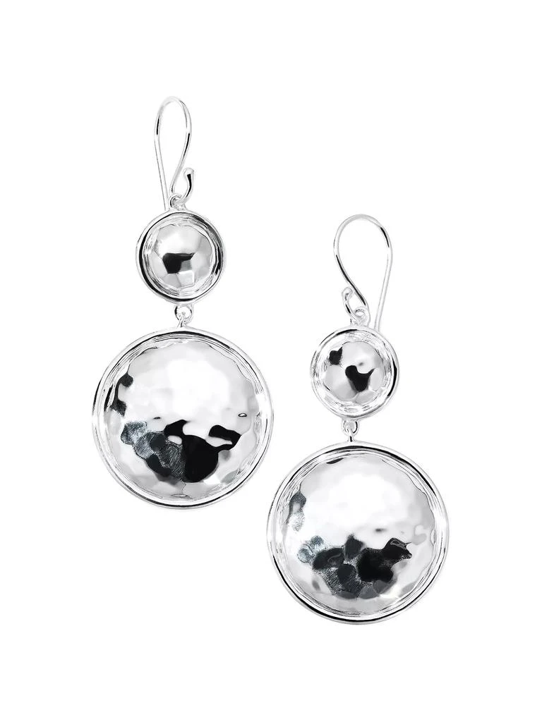 Ippolita 925 Classico Medium Hammered Snowman Earrings 1
