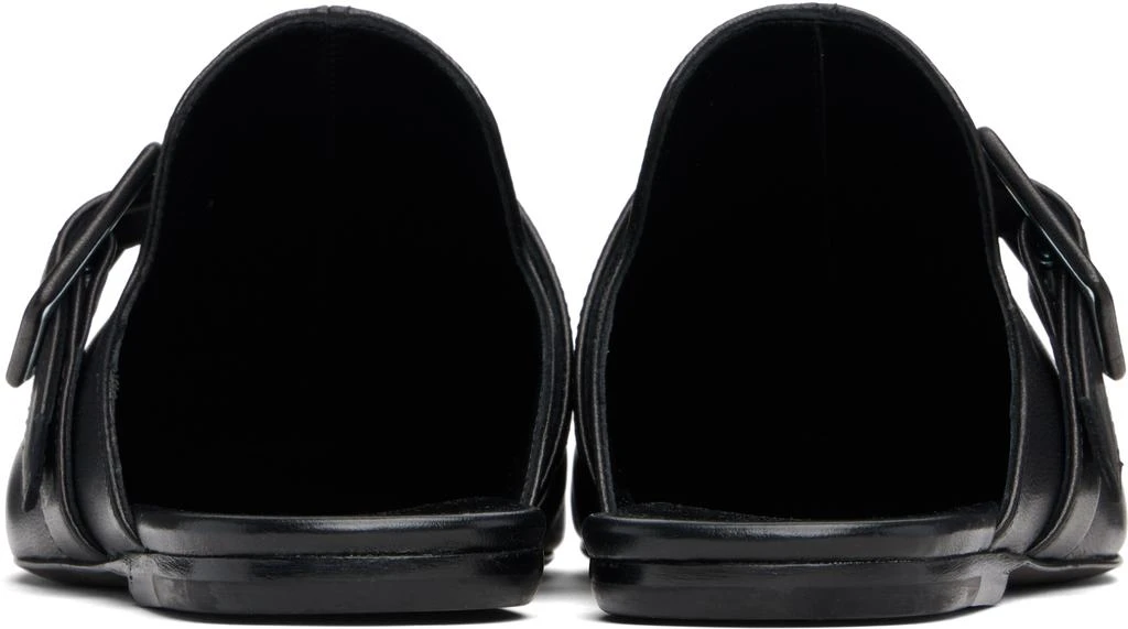 Dries Van Noten Black Leather Loafers 2