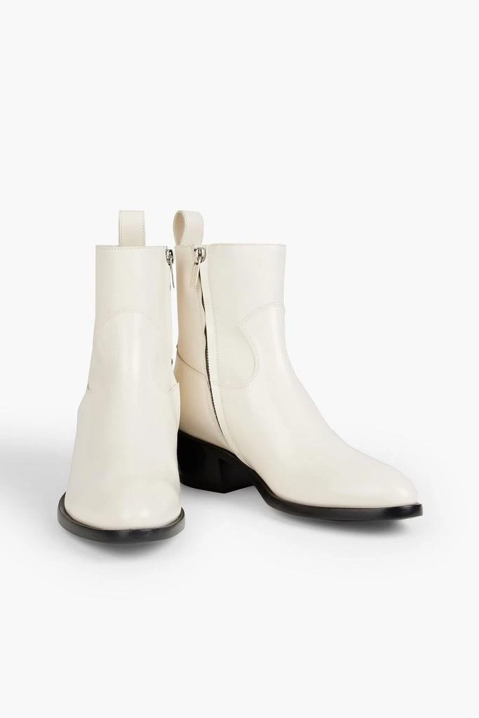 Jimmy Choo Jesse glossed-leather ankle boots 2