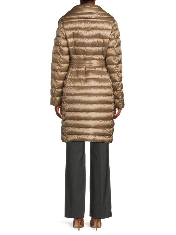 Via Spiga Packable Belted Puffer Coat 2