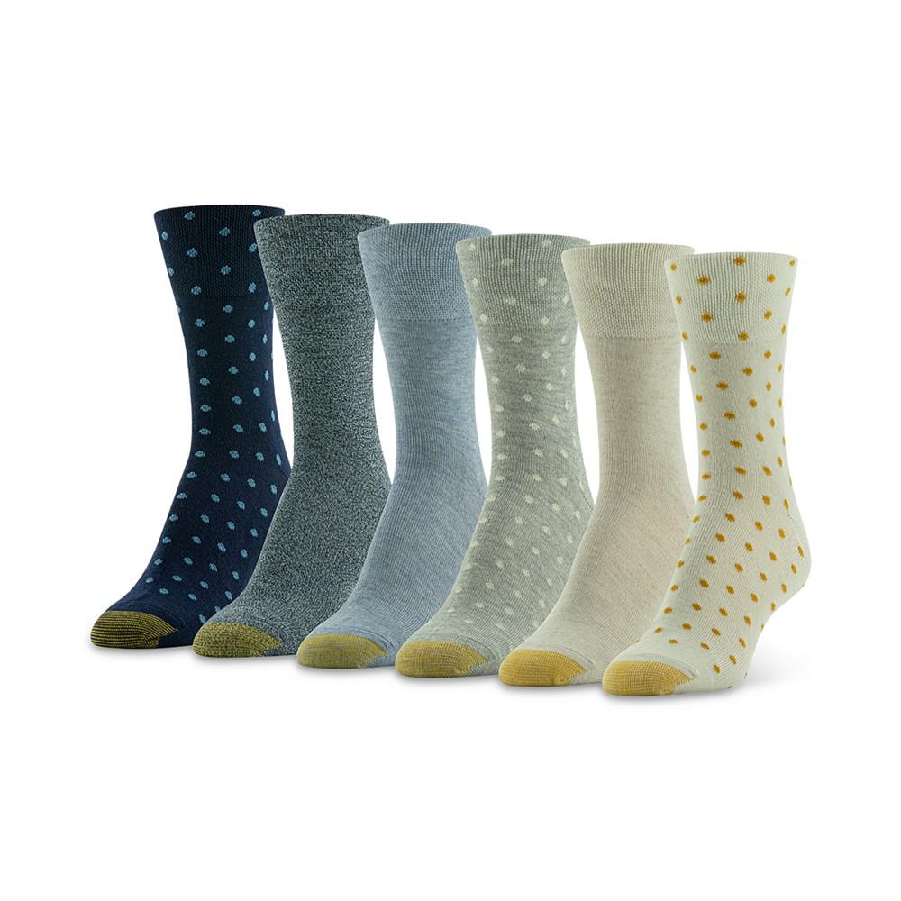 Gold Toe Women's 6-Pk. Casual Polka Dot Midi Socks