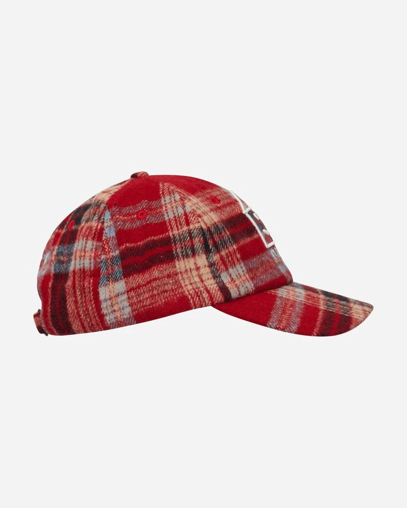 Nancy Plaid House 6-Panel Cap Red 5