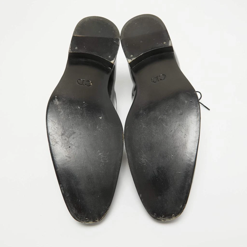Dior Dior Black Patent Leather Lace Up Oxfords Size 41.5 6