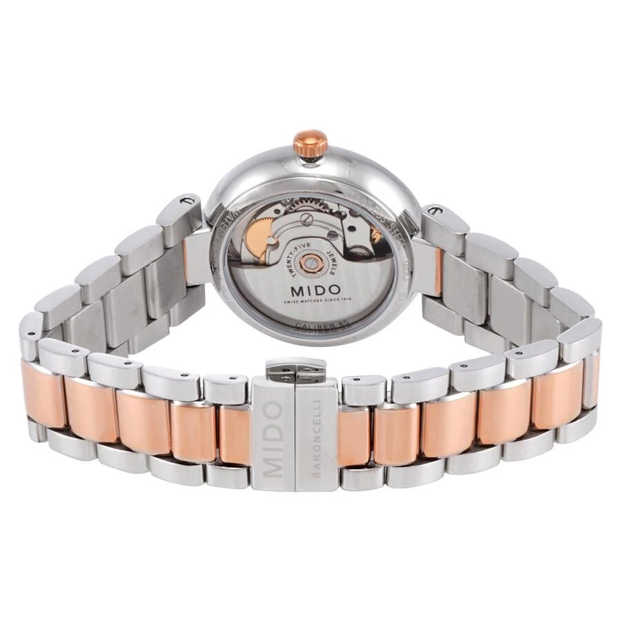 MIDO Baroncelli Donna Automatic Silver Dial Ladies Watch M0222072203110 3