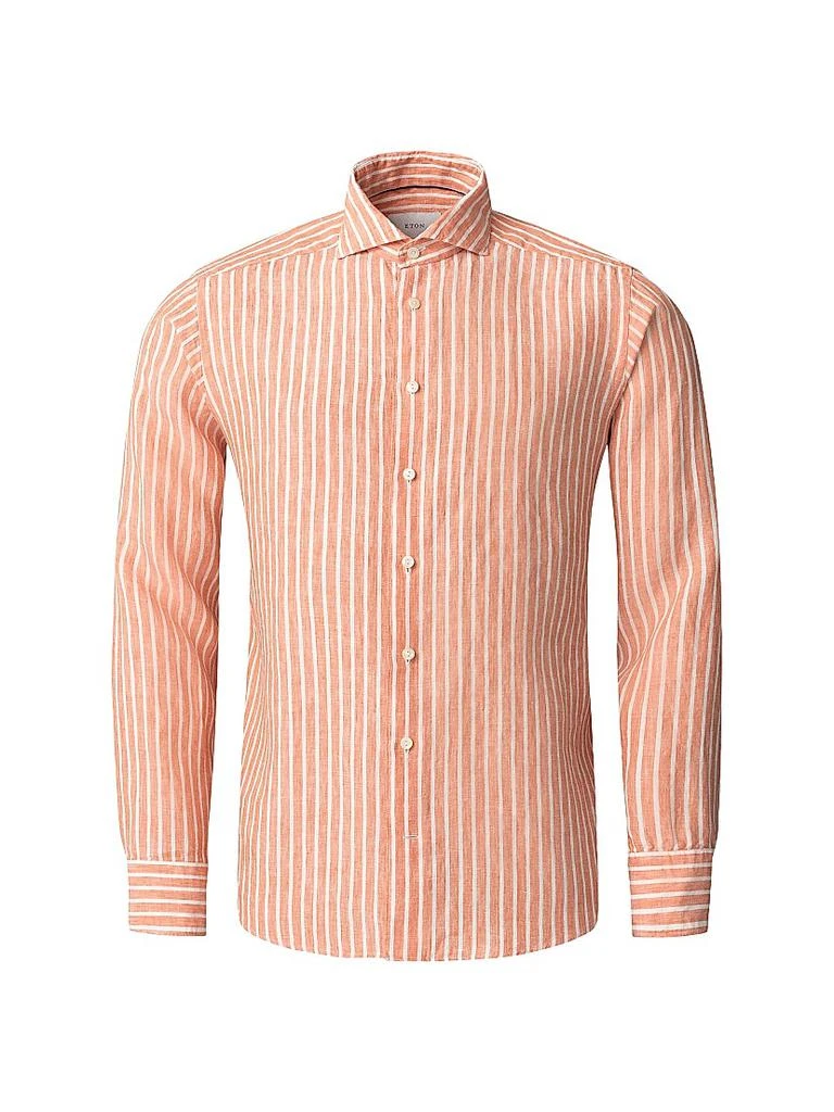 eton slim fit dress shirt Eton Men's Jersey T-Shirt - Blue main image 0