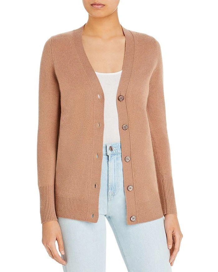 C by Bloomingdale's Cashmere Grandfather Cardigan - Exclusive 1