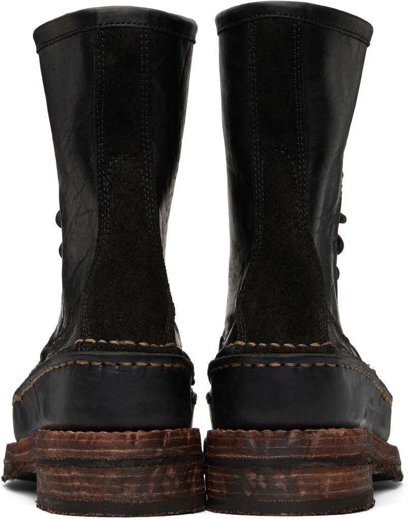 VisVim Black Grizzly Camper Hi-Folk Boots 2