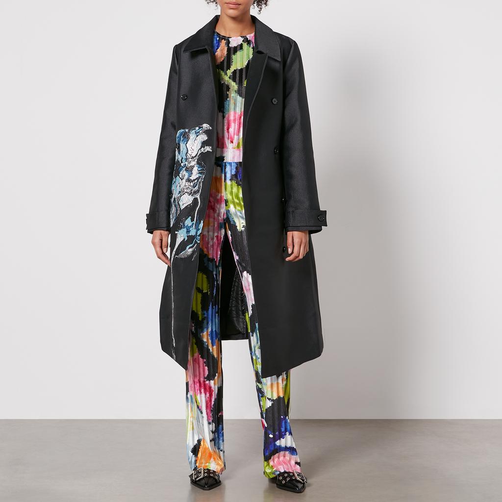 Stine Goya Stine Goya Wessi Floral-Jacquard and Twill Coat