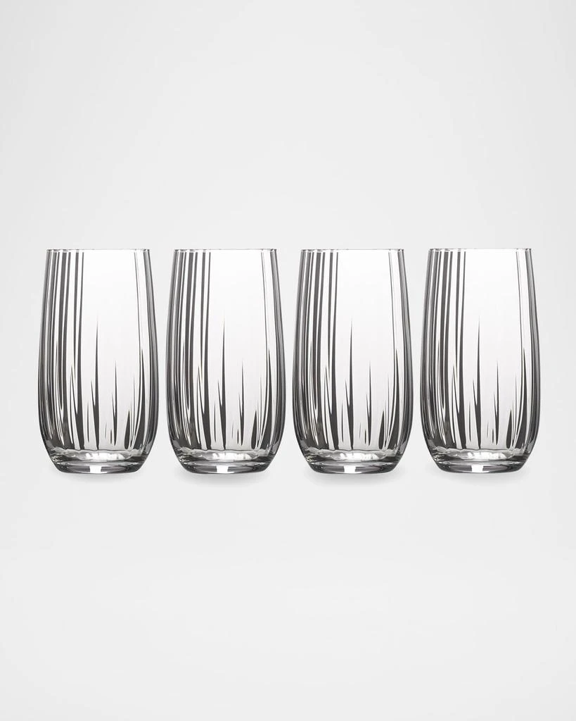 Mikasa Gail Optic Highball Glasses, Set of 4 1