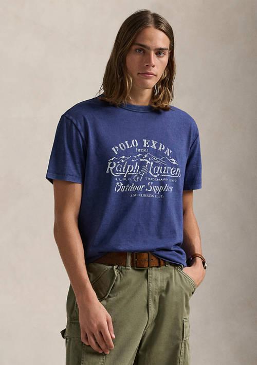 Ralph Lauren Ralph Lauren Classic Fit Slub Jersey Graphic T Shirt
