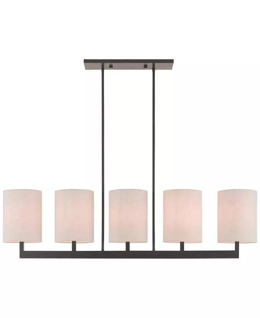 Livex Hayworth 5-Light Linear Chandelier