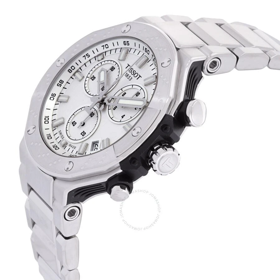 Tissot T-Race Chronograph Quartz Silver Dial Men's Watch T1414171103100 2