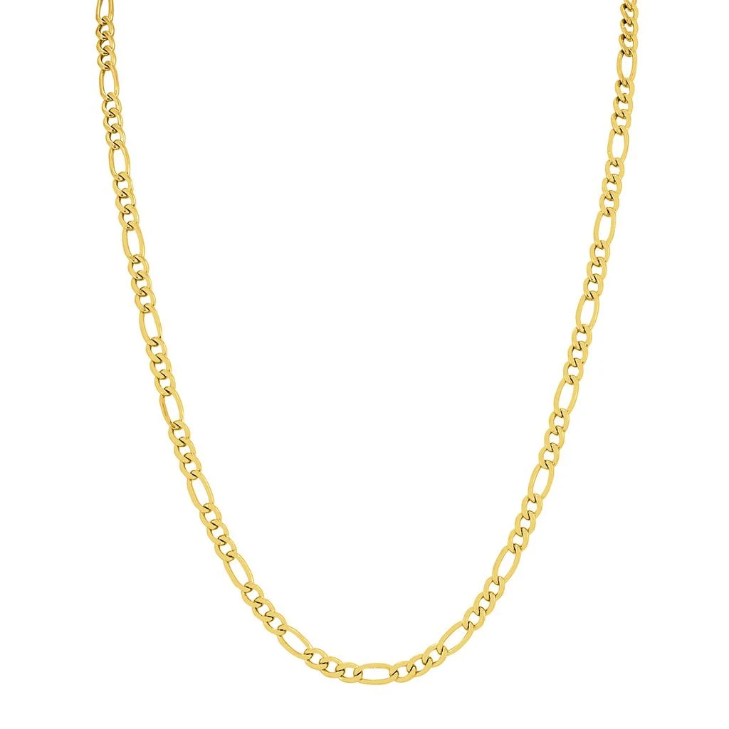 Monary 14K Yellow Gold Filled 4.3mm Figaro Chain with Lobster Clasp - 18 Inch 1