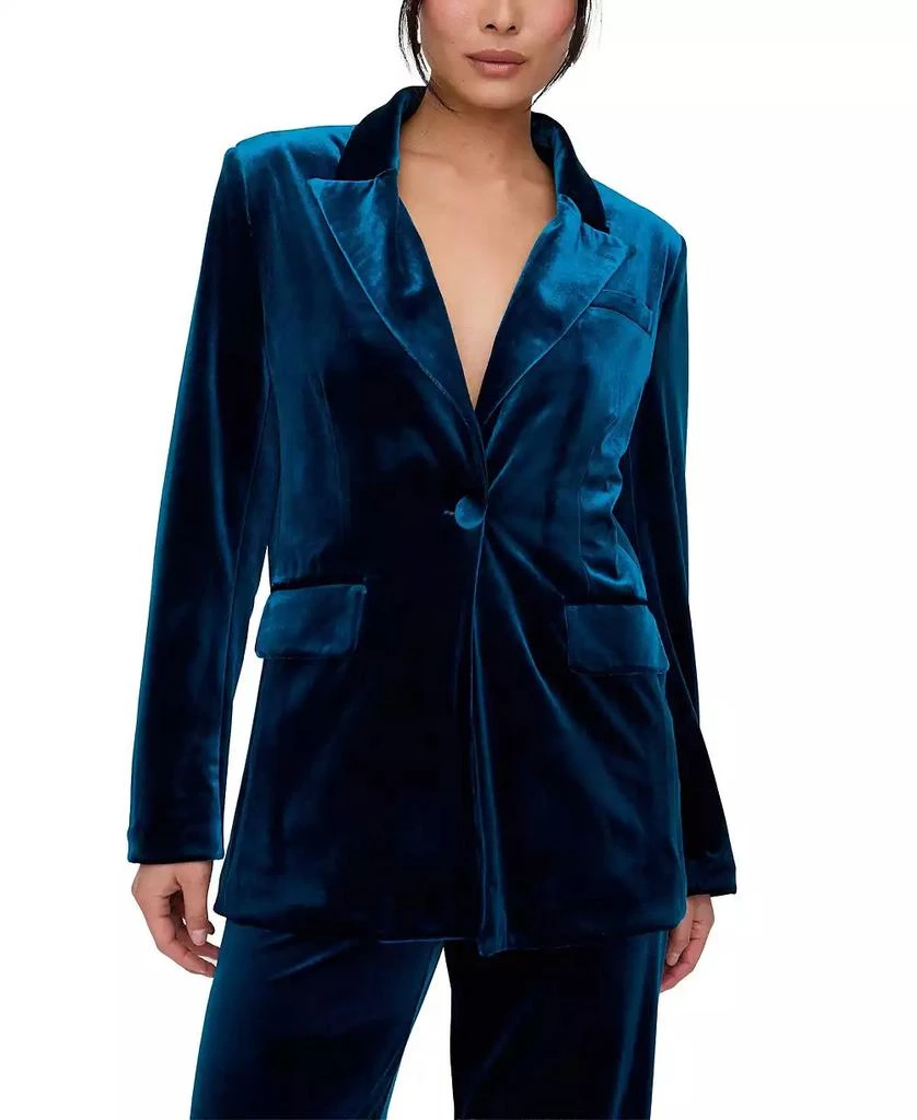 Lily and Lionel London Women's Valerie Tailored Velvet Blazer 1