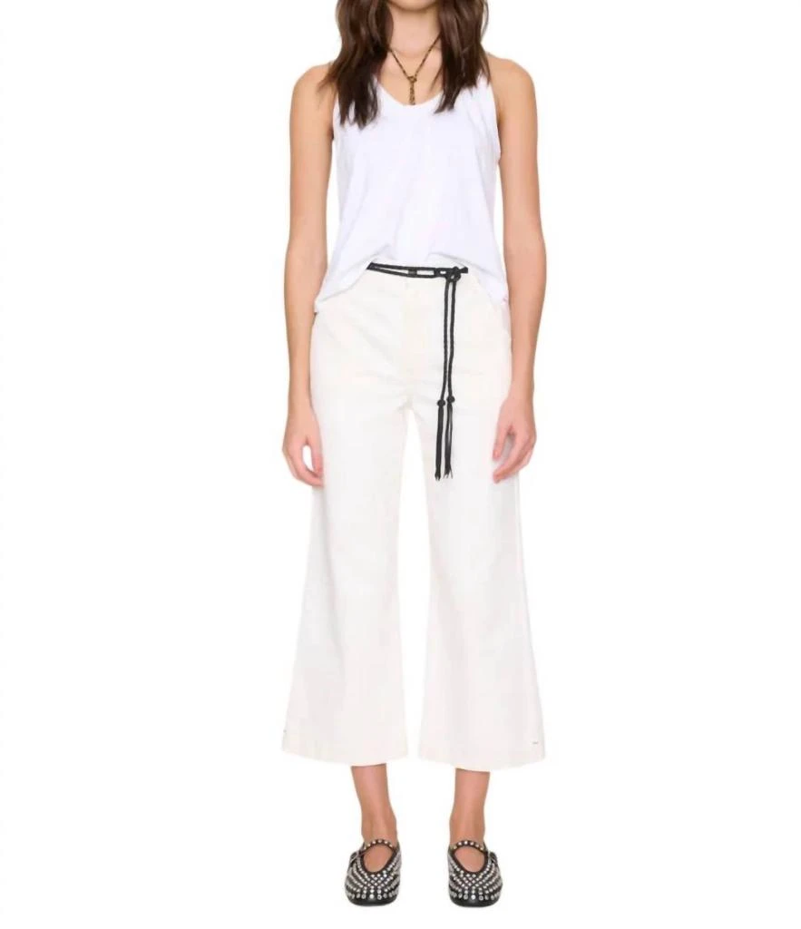XIRENA Corbin Denim Pants In White 1