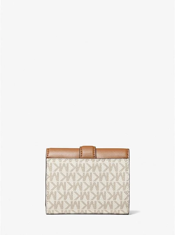 Michael Kors Carmen Medium Logo and Faux Leather Wallet 3