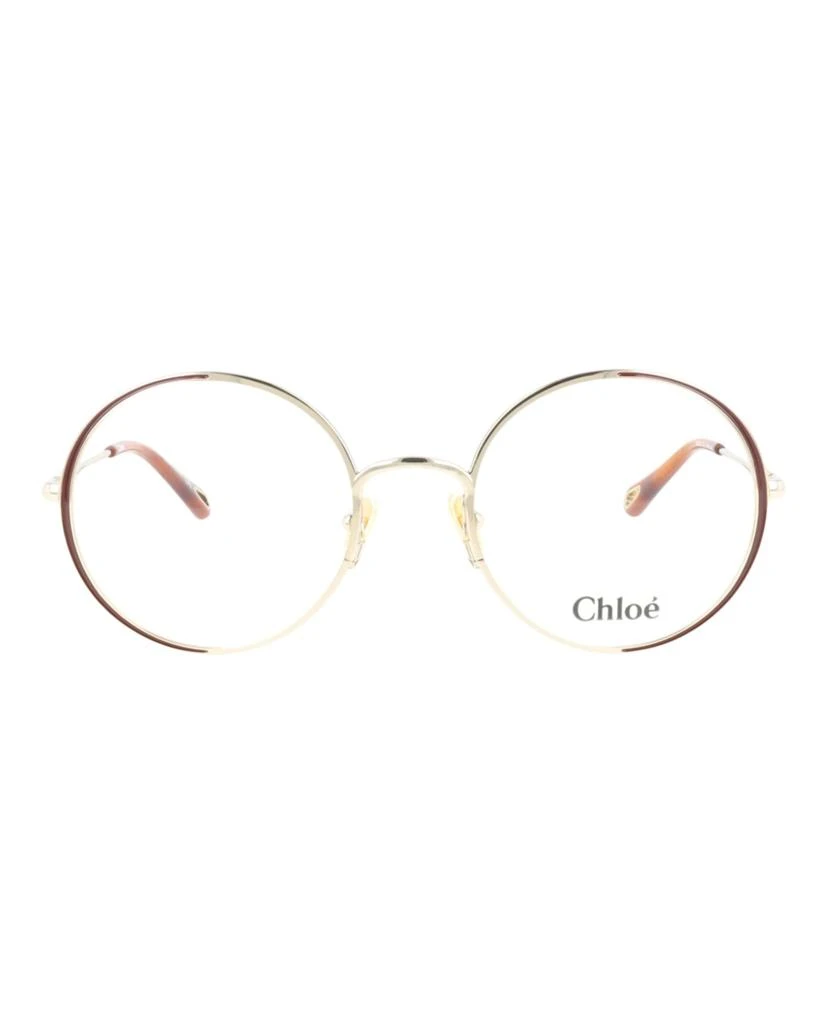 Chloé Round-Frame Metal Optical Frames 1