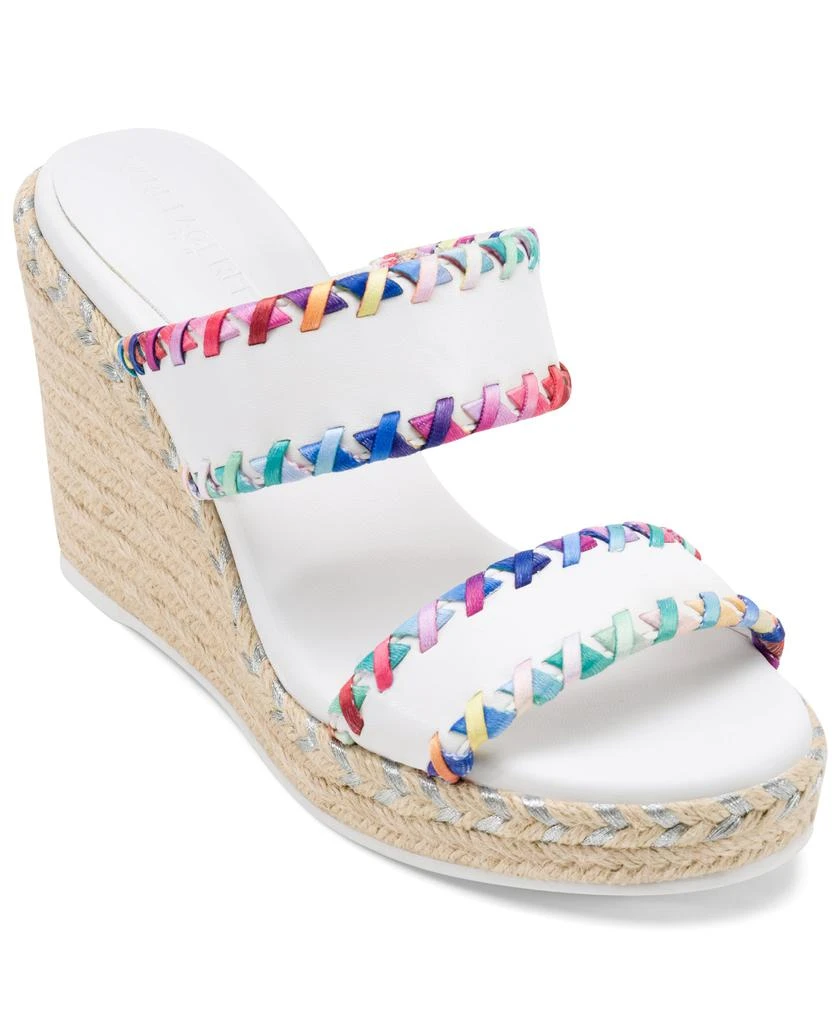Karl Lagerfeld Paris CHARCEL DOUBLE STRAP WEDGE 1