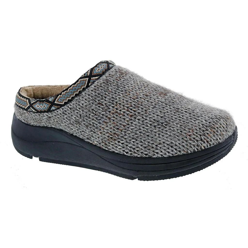 Drew Unwind Womens Cable Knit Cozy Slide Slippers 2