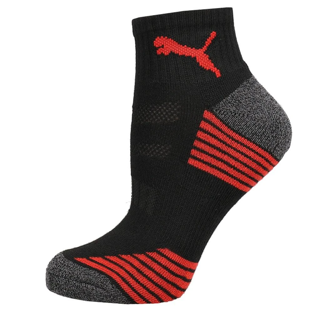 Puma Half Terry 6 Pack Quarter Socks (Youth) 4