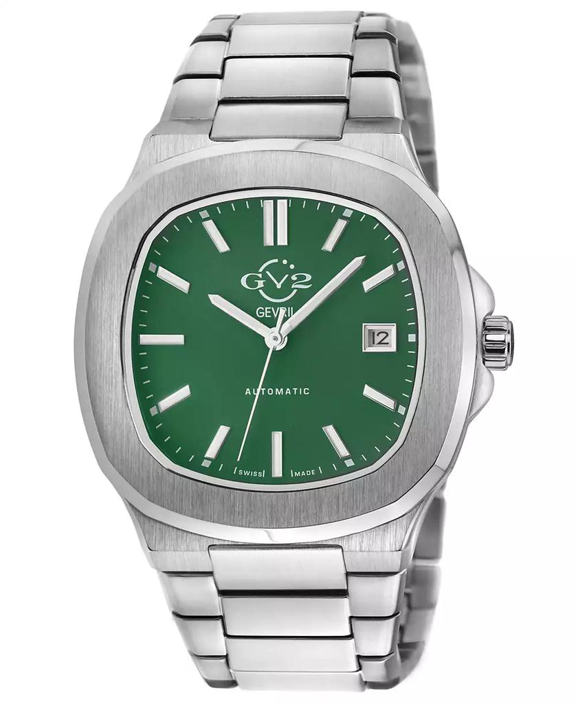 Gevril Men's Potente Automatic Silver-Tone Stainless Steel Bracelet Watch
