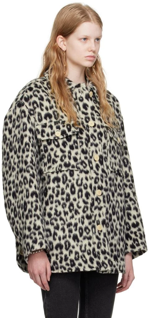 Isabel Marant Gray & Black Odelino Coat 2