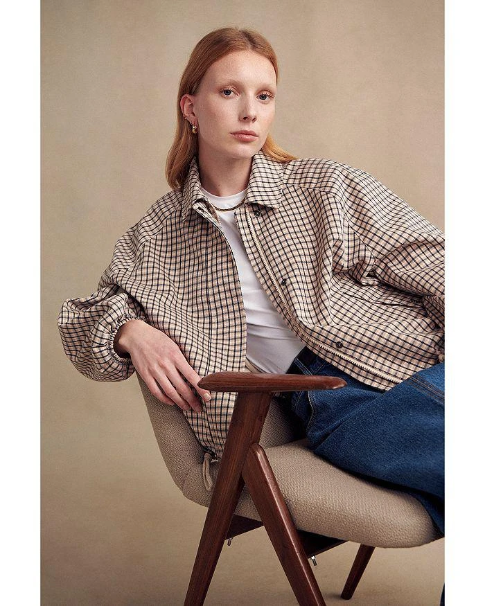 Barbour Check Charlene Zip Front Jacket 9