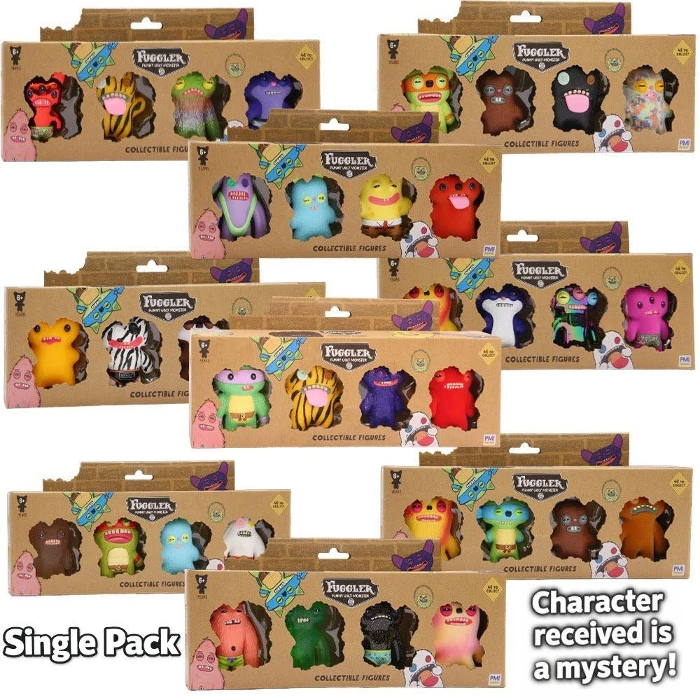 Fuggler Zuru Collectible 2.5 Inch Figures 4 Pack Random Box 2