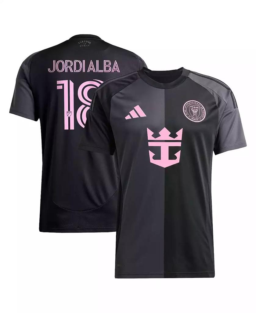 Adidas Men's Jordi Alba Ramos Black Inter Miami CF 2025 The Fortitude Kit Replica Player Jersey