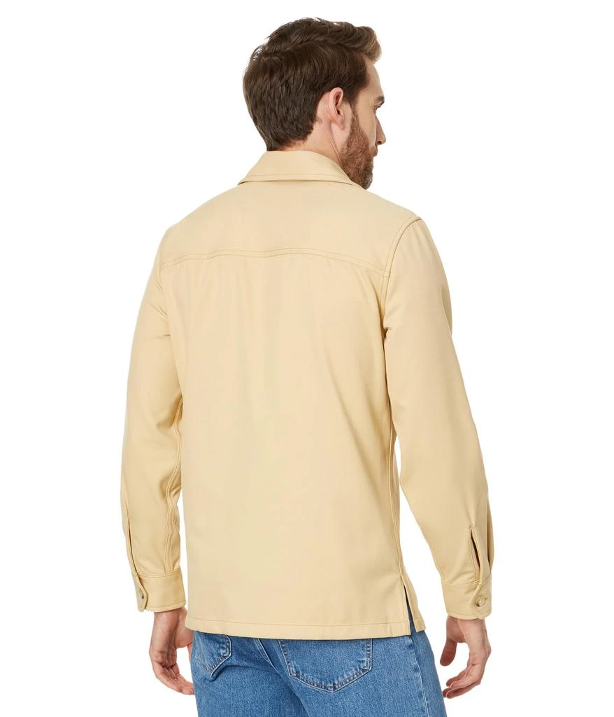 Lacoste Long Sleeve Overshirt Fit Button-Down Shirt w/ Two Front Pockets 2