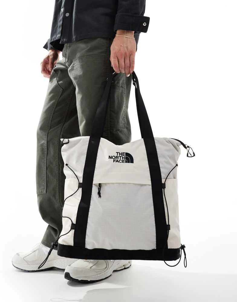 The North Face The North Face Borealis tote bag in white and black 1