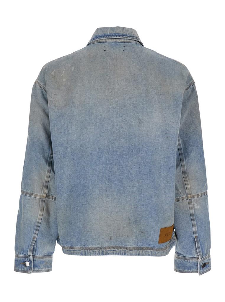 AMIRI Amiri Logo Patch Lightweight Denim Work Jacket