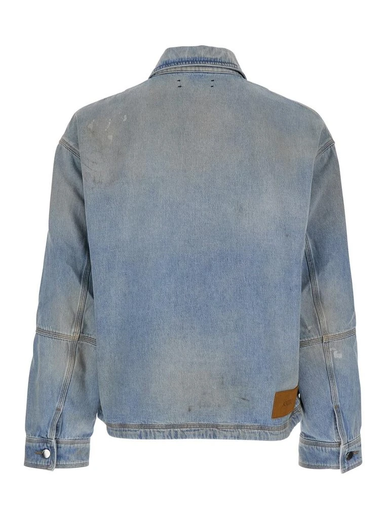 AMIRI Amiri Logo Patch Lightweight Denim Work Jacket 2