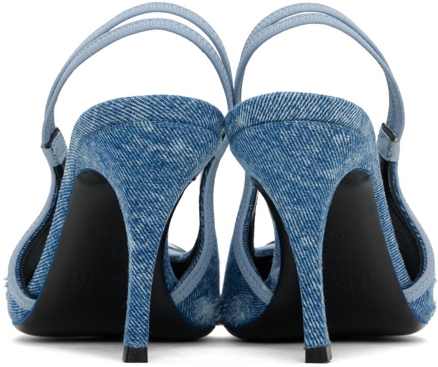 Diesel Blue D-Venus Denim Heels