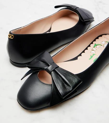 Valentino Bowow leather ballet flats 5