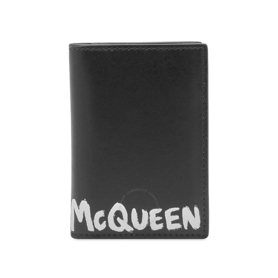 Alexander Mcqueen Calf Leather Logo Printed Bifold Wallet 1