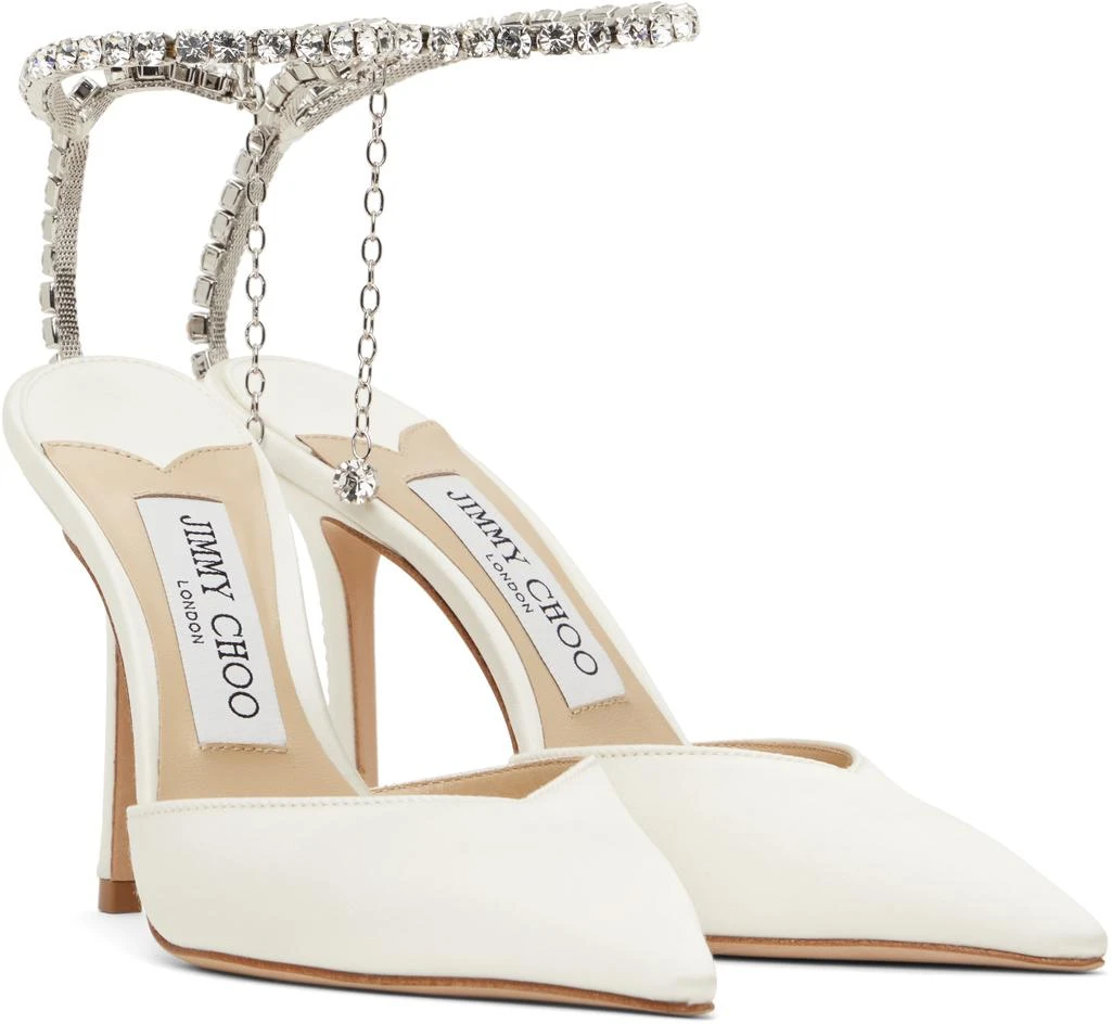 Jimmy Choo Off-White Saeda 100 Heels 4