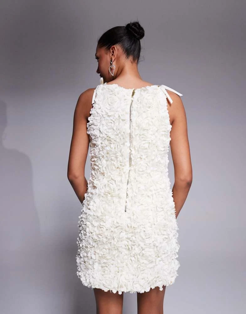 River Island River Island 3D petal mini dress in cream - Dresses & Skirts -  Free Shipping - BeyondStyle