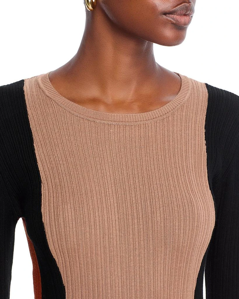 Tahari Color Block Rib Dress 6