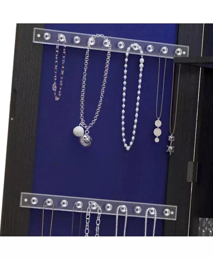 Streamdale Furniture Streamdale 360° Swivel Jewelry Cabinet with Full Length Mirror, 4