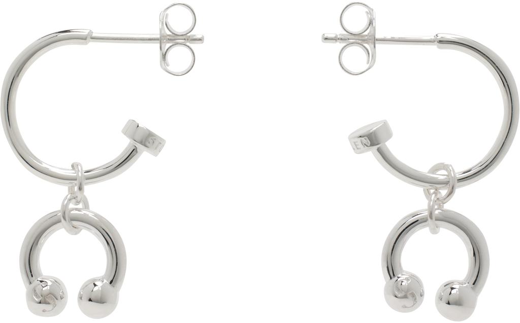 Stolen Girlfriends Club Silver Punk Anchor Earrings