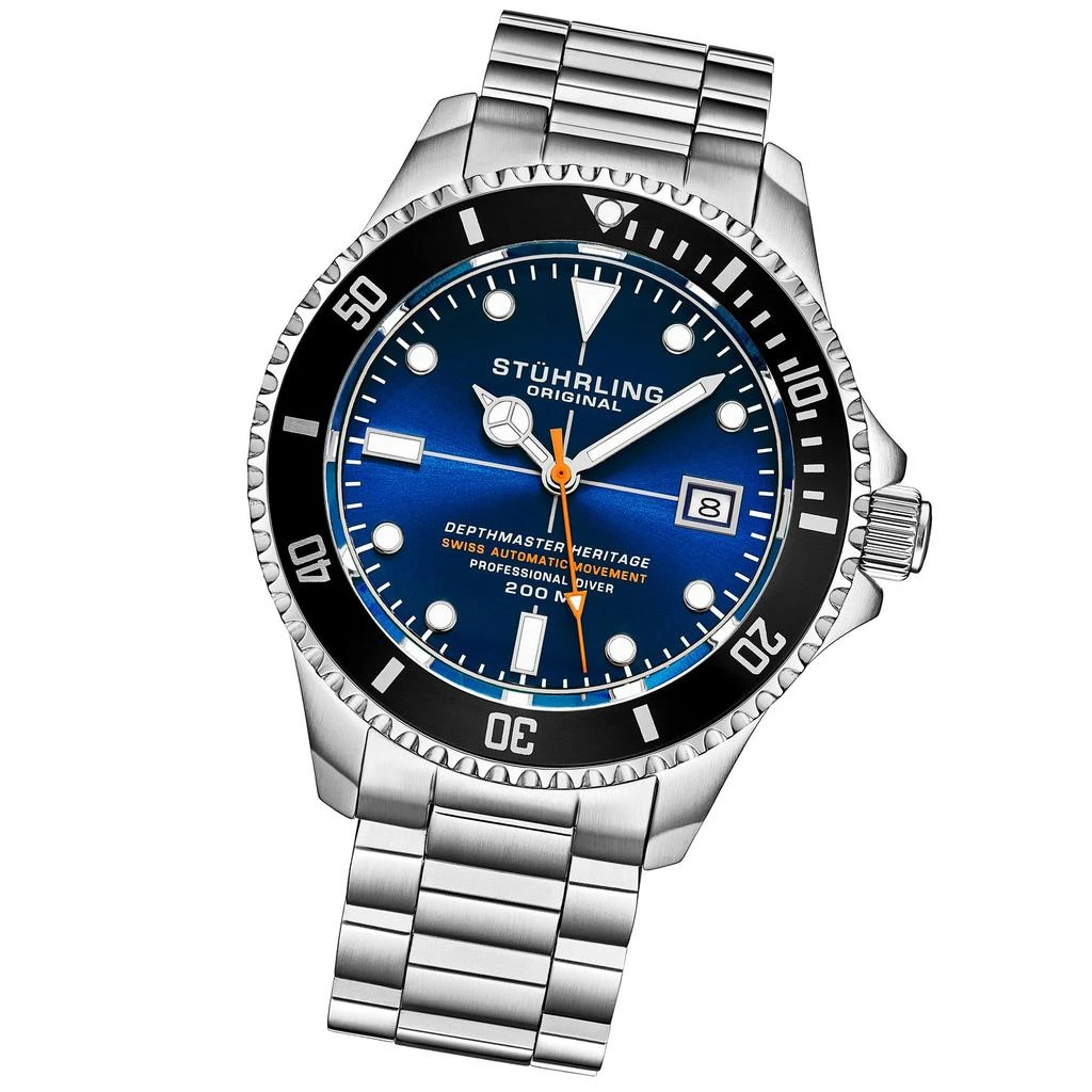 Stuhrling Original Swiss Automatic Depthmaster Heritage 883H 42mm Diver 2