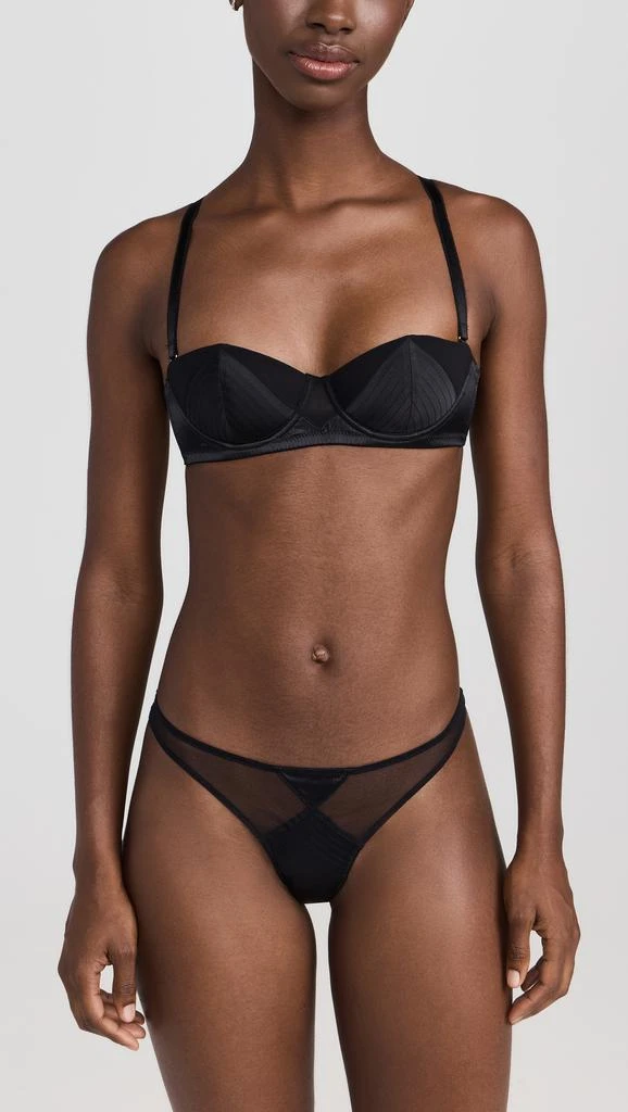 Fleur du Mal Top Stitch Thong 3